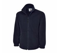 Uomo Premium Cerniera Intera Micro Pile Giacca Uneek Pesante Pillola Anti Top
