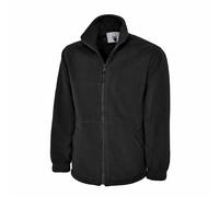 Uomo Premium Cerniera Intera Micro Pile Giacca Uneek Pesante Pillola Anti Top
