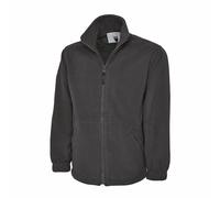 Uomo Premium Cerniera Intera Micro Pile Giacca Uneek Pesante Pillola Anti Top