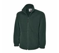 Uomo Premium Cerniera Intera Micro Pile Giacca Uneek Pesante Pillola Anti Top