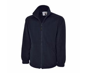 Uomo Premium Cerniera Intera Micro Pile Giacca Uneek Pesante Pillola Anti Top