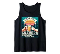 Uomo Prima Volta Nonno, Nuovo Futuro Aspettando Nonno di Essere Canotta