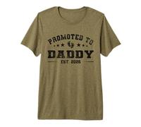 Uomo Promosso a Daddy EST 2026 Prima Volta papà Nuovo papà Prima Volta Maglietta Premium