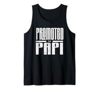 Uomo Promosso a Papi New Dad Annuncio per Baby Reveal Canotta