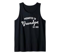 Uomo Promoted to Grandpa EST. 2026 Grandparent Baby Announcement Canotta