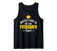 Uomo Questo è l' aspetto di un fotografo figo regalo fotografi Canotta