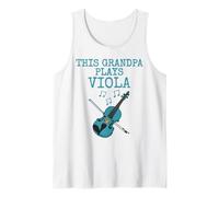 Uomo Questo nonno suona la viola, violista violinista Canotta