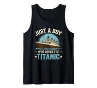 Uomo Ragazzi Che Amano Il Titanic RMS Canotta