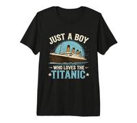 Uomo Ragazzi Che Amano Il Titanic RMS Maglietta Premium