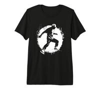 Uomo Ragazzo Che Balla la Breakdance Sketch Breakdancer Maglietta Premium