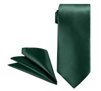 Uomo Raso Cravatta Tasca Quadrato Set Festa Matrimonio Formale Fazzoletto Regalo