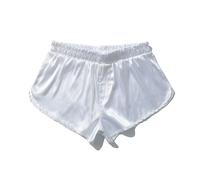 Uomo Raso Finta Seta Pigiama Pantaloncini Boxer Intimi Indumenti da Notte Casual