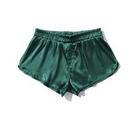 Uomo Raso Finta Seta Pigiama Pantaloncini Boxer Intimi Indumenti da Notte Casual