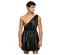 Uomo Re Greco Antico Abito Dio Con Toga Romana Vestito Corto Da Nero L