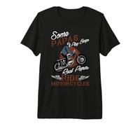 Uomo Real Papas Ride Motorcycles Frase per Le Moto del Nonno Maglietta Premium