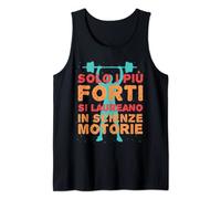 Uomo Regalo Divertente Di Laurea Dottore In Scienze Motorie Art Canotta