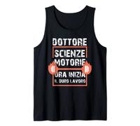Uomo Regalo Motivazionale Di Laurea Dottore In Scienze Motorie Canotta