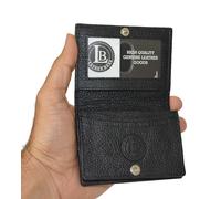 Uomo Rfid Blocco Pelle Slim Portafoglio Soldi Porta-Carte Portamonete