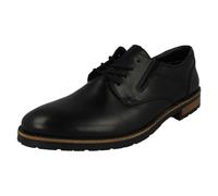 Uomo Rieker 14621 Gusset Dettagliato Scarpe con Lacci