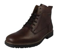 Uomo Rieker Combattimento Zip & con Lacci Fodera Pile R-Tex Stivali Caviglia: