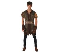 Uomo Robin Hood Costume Medievale Cacciatore Adulti World Libro Giorno Vestito