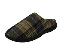 Uomo Rosebank Slip On Quadri Mulo Quotidiano Casual Pantofole Morris