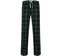 Uomo Rosso Verde O Bianco Tartan Cotone Lounge Pantaloni Pigiama Lungo