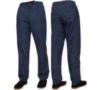 Uomo Rugby Trousers Casual Lavoro Pantaloni Smart Vita Elasticizzata All Taglie