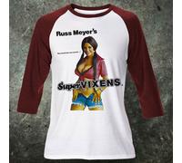 Uomo Russ Meyers Supervixens Manica Lunga T-Shirt John Carpenter Film