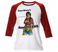 Uomo Russ Meyers Supervixens Raglan Stile T Shirt Divertente Retrò Vintage Film