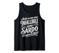 Uomo Sardegna Divertente Orgoglio Sardo Frase Canotta