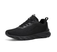 Uomo Scarpe da Corsa Sport Classica Stringata Sneaker Palestra Running Sneaker,Nero,38EU