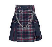 Uomo Scozzese Gotico Kilt Spirit Of Highlander Anteriore Grembiule Utilità