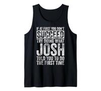 Uomo Se all'inizio Non riesci Prova a Fare Quello Che Josh Canotta