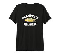 Uomo Servizio Taxi 24 Ore su 24, Regalo per Nonno Maglietta Premium