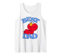 Uomo Sesame Street Father's Day Elmo Best Dad Canotta