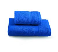 Uomo Set Asciugamani Blu Elettrico 100 x 60 cm