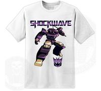 Uomo Shockwave Decepticons Rétro Transformers T Shirt Autobots G1 Film Bambini