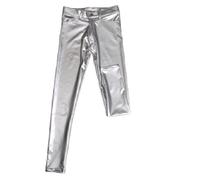 Uomo Simil Latex Opaco Leggings Alto Elastico Pantaloni Slim Skinny Punk BAR