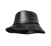 Uomo Similpelle Secchio Cappello Largo con Falda Casual Pescatore Impermeabile