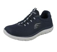 Uomo Skechers Memoria Schiuma Casual Sportive, Slip On Elastico Pizzo Summits
