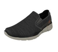 Uomo Skechers Slip On Tessuto Memoria Schiuma Scarpe Equalizer 3.0 Sumnin 52937