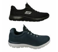 Uomo Summits 52811 Slip On Scarpe Sportive Casual Da Skechers Memoria Schiuma