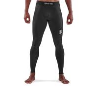 Uomo Skins Pro Serie 1 Lungo Palestra Allenamento SPORTS Collant Nero M 7.6cm