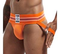 Uomo Soft-Jock Cinturino Atletico Tifoso Stile Classico Sport Intimo Sospensorio