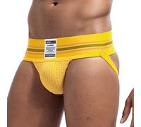 Uomo Soft-Jock Cinturino Atletico Tifoso Stile Classico Sport Intimo Sospensorio