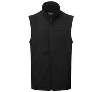 Uomo Softshell Gilet Fodera Pile Antivento senza Maniche Lavoro Gilet Zip