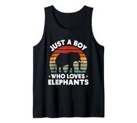 Uomo Solo Un Ragazzo Che AMA Gli Elefanti Canotta