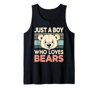 Uomo Solo Un Ragazzo Che AMA Gli orsi Canotta