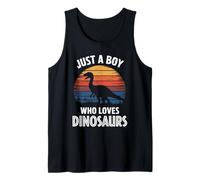 Uomo Solo Un Ragazzo Che AMA i Dinosauri Fossil Hunter Kids Dinosaur Canotta
